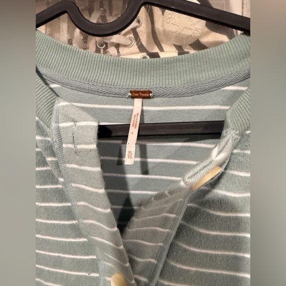 Free People Matilda striped terry cardigan - Picture 3 of 3